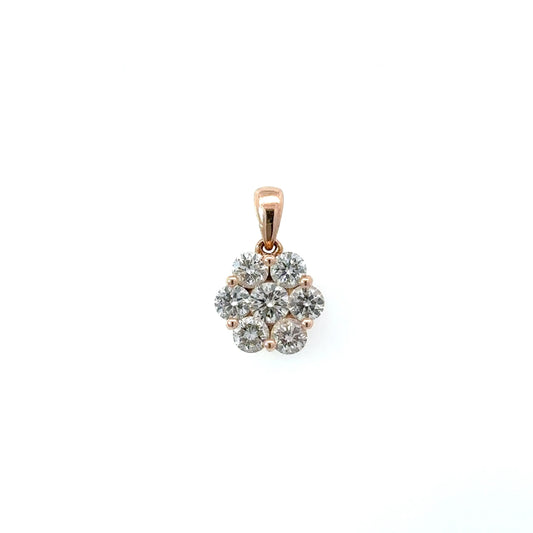 Maya Lianna 1.18 cttw Diamond 14K Rose Gold Pendant 13940