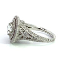 Estate Barry Kronen Rose Cut Diamond Ring 14190