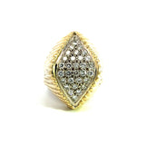 Estate 1.00 cttw Diamond 14K yellow Gold Ring Circa 1970 14183