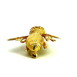 Estate 14K Yellow Gold Bumble Bee Brooch 27 mm 26 mm 14263