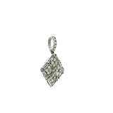 18K White Gold 2.27 cttw Diamond Pendant 02833