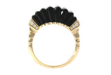 E.H. Collection 10.10 ct Onyx and Diamond Ring 12830