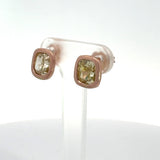 Designer Maya Lianna 3.07 cttw Natural Fancy Brownish Yellow Diamond (GIA) 14K Rose Gold Earrings 14745