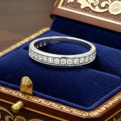 Maya Lianna 0.40 Ctw. Diamond and 14K White Gold Wedding Band