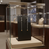 Maya Lianna 1.12 cttw Diamond and Natural Fancy Orange Diamond Dangle Earrings 14889