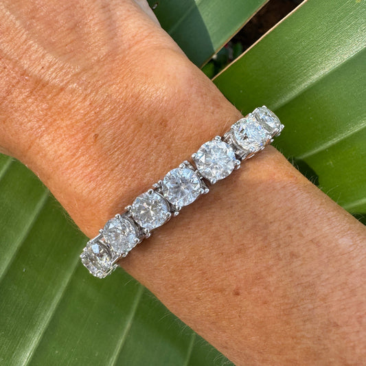 Diamond Tennis Bracelet 45.35cttw 14K White Gold