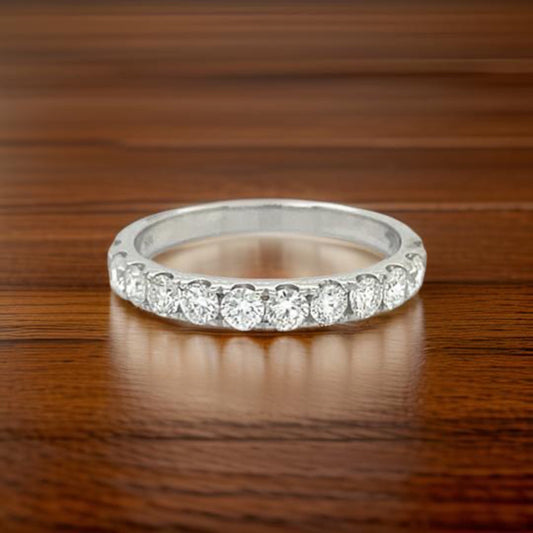 Maya Lianna Half Shank .74 cttw Diamond Anniversary Band 02418