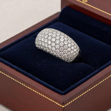 Fashionista Diamond and 18K White Gold Pave Ring