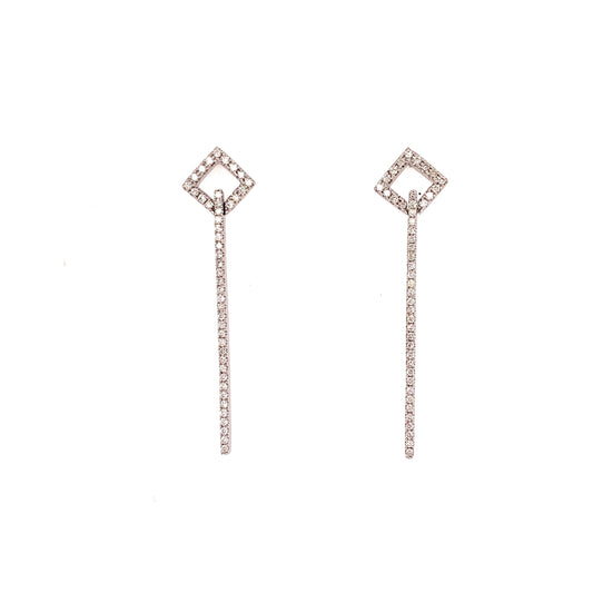 Maya Lianna .45 cttw Diamond Dangle Earrings 02642