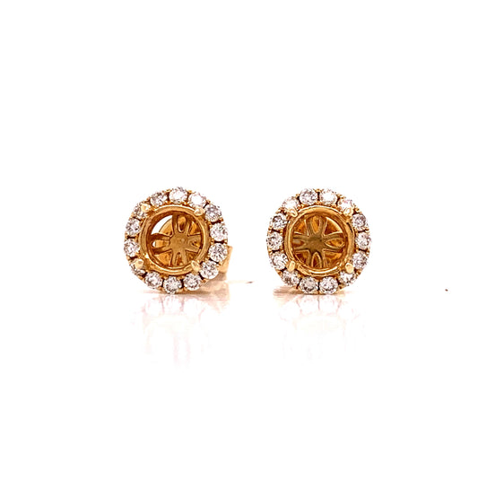 Maya Lianna .25 cttw Diamond 14K Yellow Gold Earring Jacket 02650