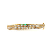 Yellow Gold 3.05 cttw Diamond Bangle 03608