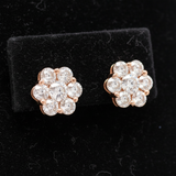 Maya Lianna 1.00 cttw Diamond Cluster Earrings