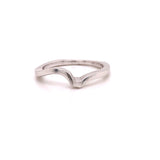 Designer Mark Schneider 14KT White Gold  Fitted Band Ring 09880