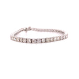 Classico 7.75 ctw Diamond and 18K White Gold Tennis Bracelet