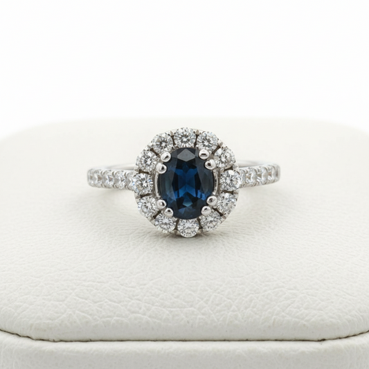Maya Lianna Sapphire and Diamond Ring 14845