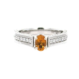 Maya Lianno Citrine and Diamond Ring 14854