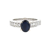 Fashionista 1.25 cttw Sapphire and Diamond Ring 14857