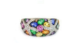 Effy Collection - Multi Color Sapphire and Yellow Tsavorite 3.45 cttw and Diamond 14K Rose Gold 15110