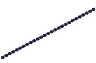 Effy Collection - Sapphire 2.54 cttw 14K White Gold Tennis Bracelet 15135