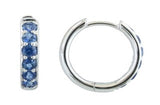 Effy Collection - Sapphire 14K White Gold Huggie Earrings 15147