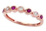 Effy Collection - Ruby and Diamond 14K Rose Gold Ring 15154