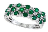 Effy Collection - Emerald 1.06 cttw and Diamond Ring 15182