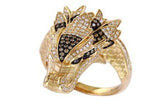 Effy Collection - White Black Espresso Diamond Dragon Ring 15184