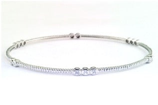 Effy Collection - Diamond 14K White Gold Bangle 15228