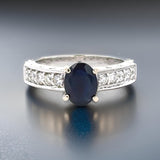 Fashionista 1.25 cttw Sapphire and Diamond Ring 14857