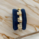 Estate Designer Charles Krypell 9.00 cttw Diamond Bracelet 18K Yellow Gold 15000