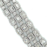 Designed By Vatche Elmedjian One Of a Kind 22.80 cttw Diamond 3 Row Bracelet 13621