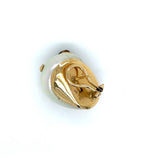 Mazza Mother of Pearl and 14K Yellow Gold Shell Earrings