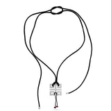 Cartier Le Baisen  Du Dragon Diamond and Ruby Black Cord Necklace