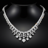 11.70cttw Diamond 18Kt White Gold Necklace