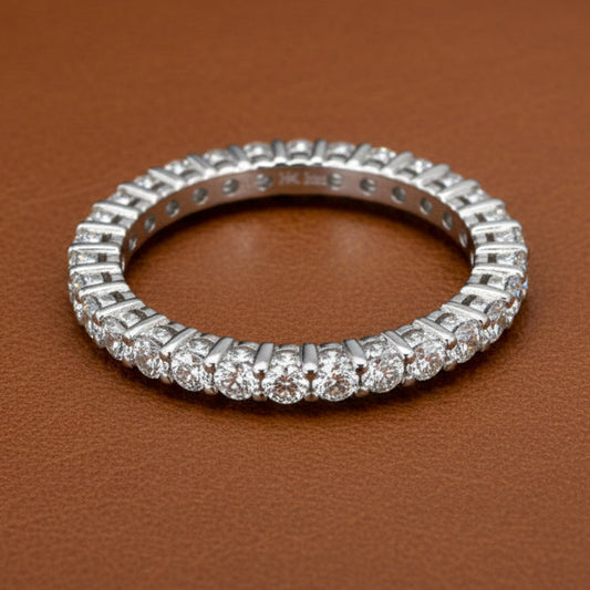 Maya Lianna 1.03 Ctw. Diamond and 14K White Gold Eternity Band