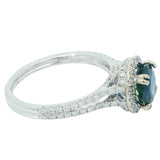 Designer Venetti 1.73 ct Sapphire and Diamond Halo Ring 14766