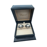 New Chopard "PushKin Collection" 11.42 cttw Black Diamond & Pearl Earrings MSRP $40720 14502