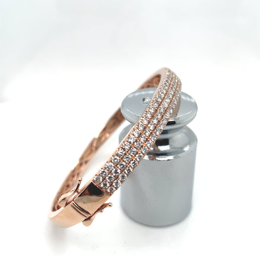 Rose Gold 3.05 cttw Diamond Bangle 03609