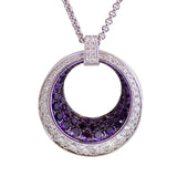 New Chopard Imperiale Collection 2.59 ct (E-F, IF-VVS1) Diamond Amethsyt Pendant with Chain MSRP $30560 14515