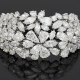 Vintage French Aristocrat 70cttw Diamond Platinum Bracelet