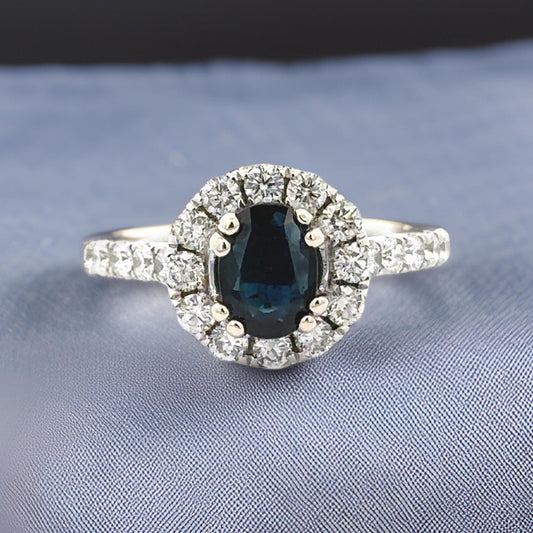 Maya Lianna Sapphire and Diamond Ring 14845