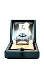 Estate Art Deco Reproduction French Cut Sapphire Diamond Aqua Ring 15655