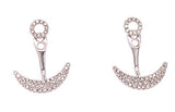 Clyde Duneier Anchor Diamond 14K White Gold Earrings