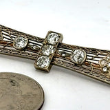 Estate Art Deco 1925 3.00 cttw (est.) Diamond Filigree Pendant/Brooch 14584