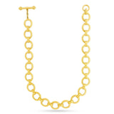 Designer Elizabeth Locke 19K Yellow Gold Link Necklace