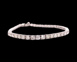 Classico 7.75 ctw Diamond and 18K White Gold Tennis Bracelet