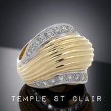 Temple St Clair DiamondRing  18K White/Yellow Gold