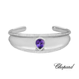 New Chopard Imperiale Collection Amethsyt & Diamond White Gold Bangle MSRP $25470 14483