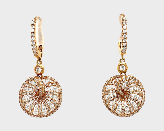 Estate Designer Roberto Coin 1.47 cttw Diamond Earring 00018