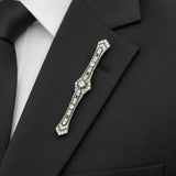 Art Deco 1920's 1.50cttw Diamond Platinum Pendant/Brooch